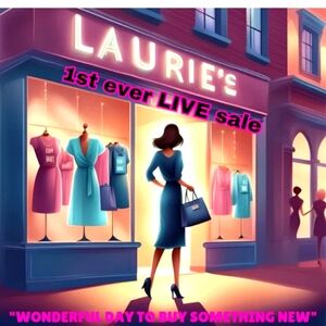 Laurie's 1st LIVE Sale! Come Hang Out with us! WOM sz 12-18, Jewelry, Shoes MORE